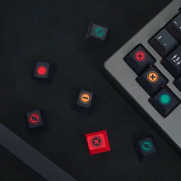 GMK + RETRO DARK Series Cherry Custom Keycap Set