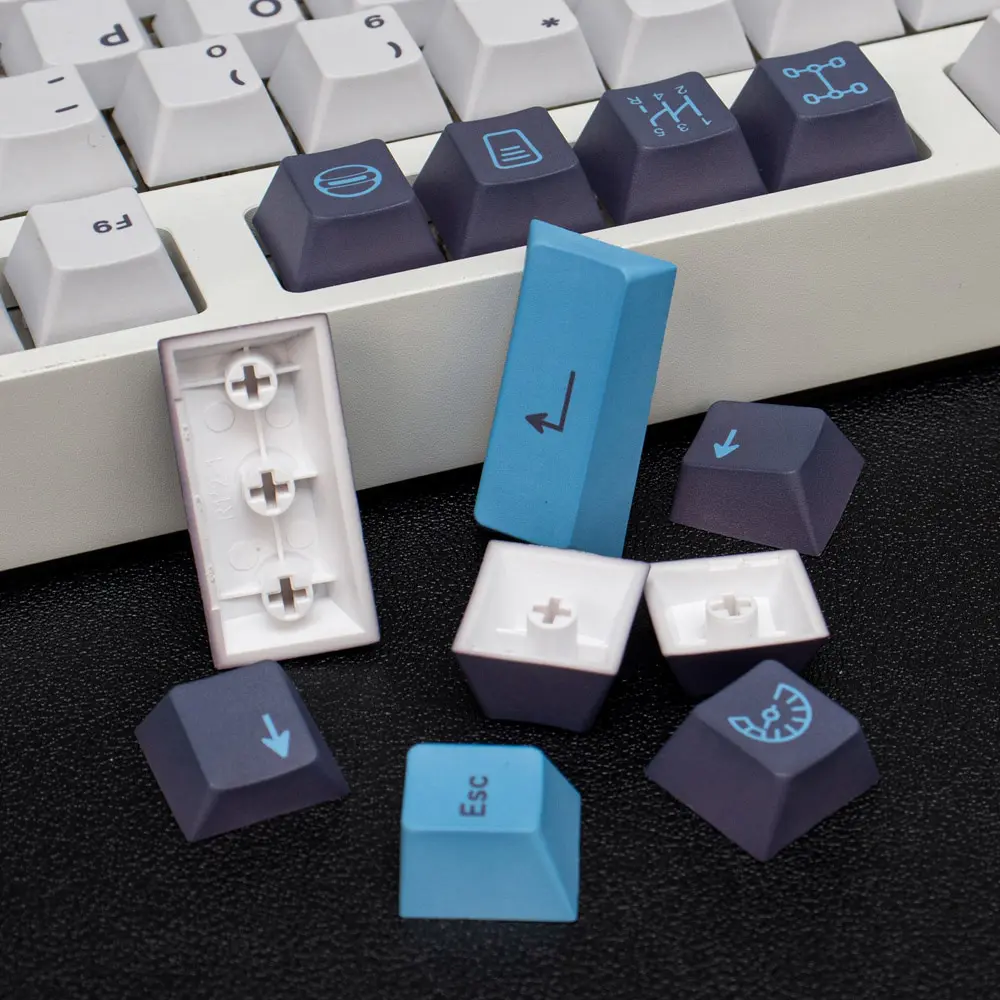 GMK + Blue Berry Cherry Custom Keycap Set