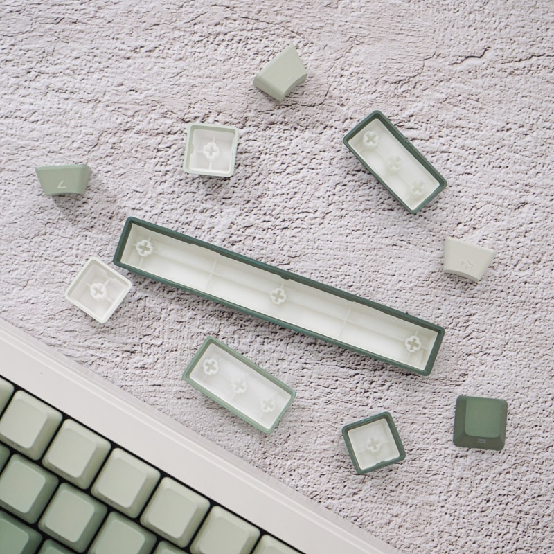 GMK + Green Tree Custom Keycap Set