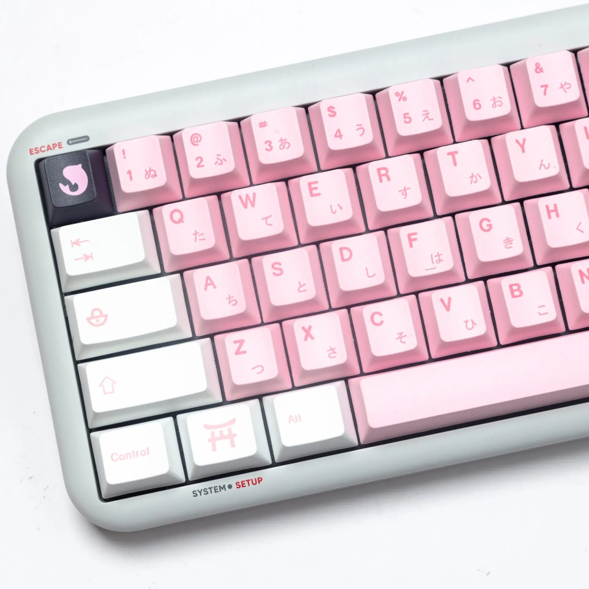 GMK + Sakura Cherry Custom Keycap Set