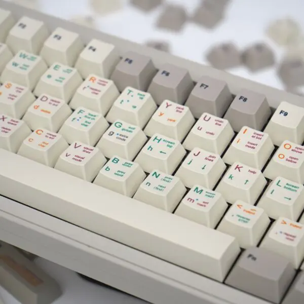 GMK+ Retro Programmer Cherry Custom Keycaps Set - Image 3