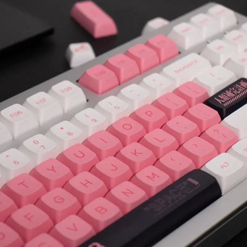 138 Key GMK Clones EVA-08 Keycaps EVA PBT DYE-Sub XDA Profile DIY For Mechanical Keyboard KeyCap