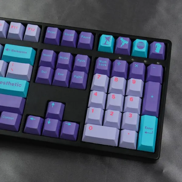 GMK+ Vaporwave Cherry Custom Keycaps Set - Image 2