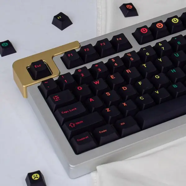 GMK+ Midnight Rainbow Cherry Custom Keycaps Set - Image 3