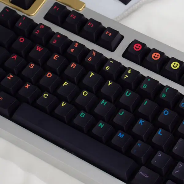 GMK+ Midnight Rainbow Cherry Custom Keycaps Set - Image 2