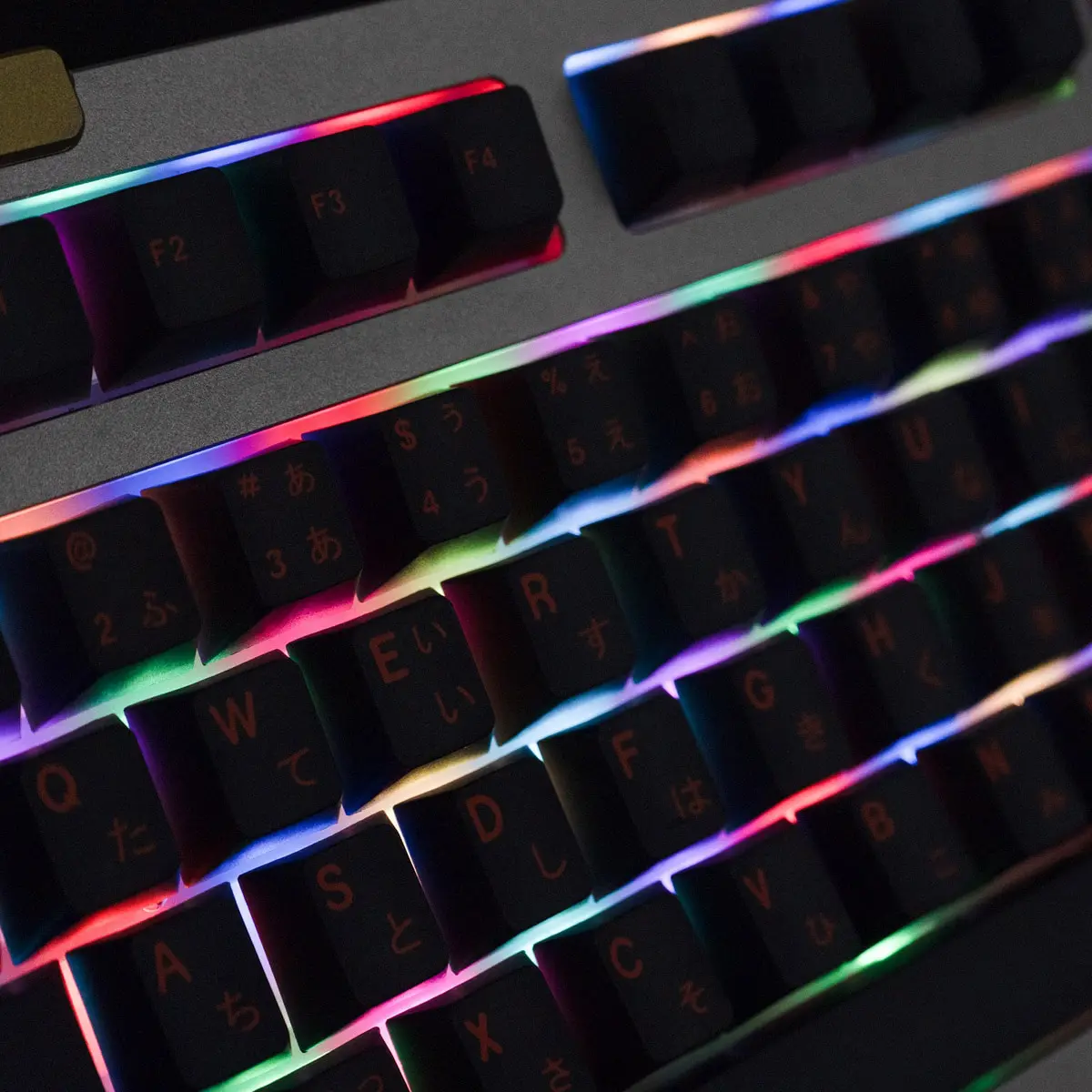 Gmk Cinder Large Set Cherry Profile Pbt Keycap Dye-Sub English Custom Personality Keycaps For Mechanical Keyboard 61/64/68/75