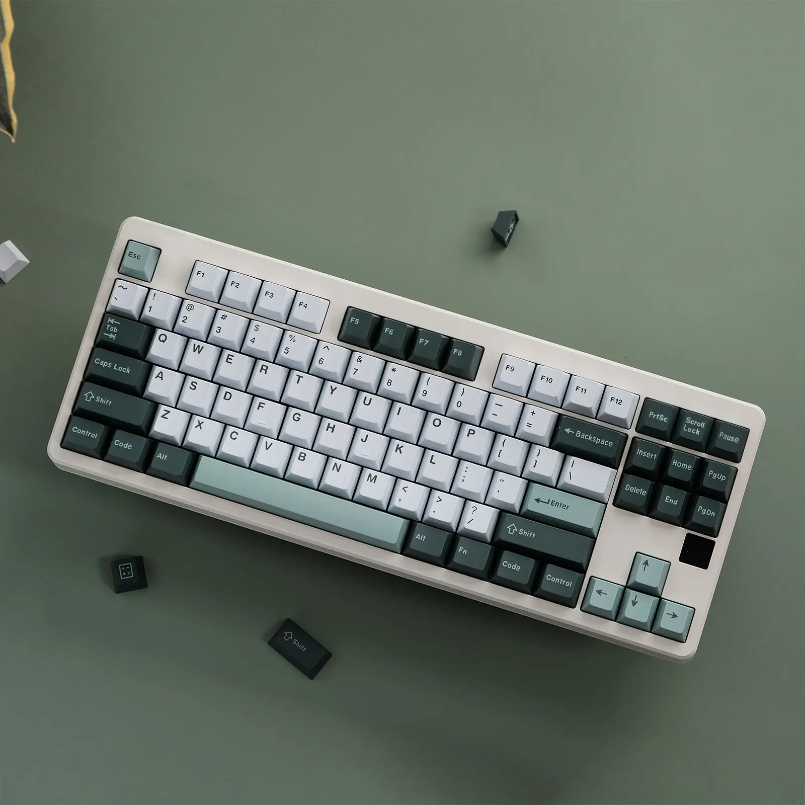 Large Set Keys GMK Botanical Keycaps Cherry Profile Double Shot Mechanical Keyboard Keycap For With 1.75U 2U Shift ISO Enter