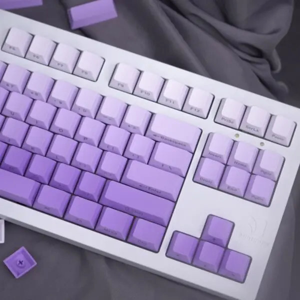GMK+ Purple Gradient Cherry Custom Keycaps Set - Image 3