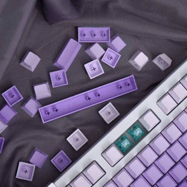 GMK+ Purple Gradient Cherry Custom Keycaps Set - Image 5