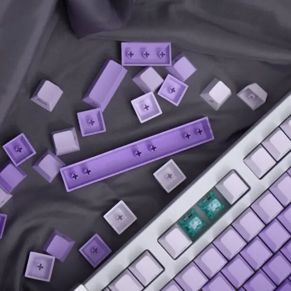 GMK+ Purple Gradient Cherry Custom Keycaps Set - Image 5