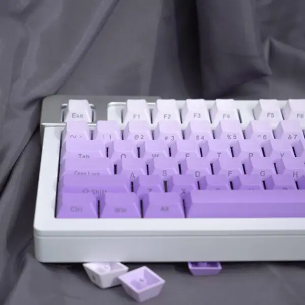 GMK+ Purple Gradient Cherry Custom Keycaps Set - Image 4