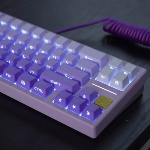 GMK+ Pastel Purple OEM Custom Keycaps Set - Image 4