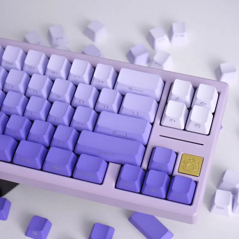 GMK+ Pastel Purple OEM Custom Keycaps Set