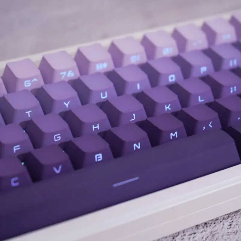 GMK+ Purple Gradient OEM Custom Keycaps Set