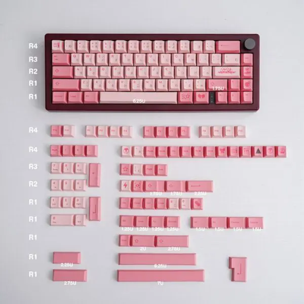 GMK+ Japanese Cherry Custom Keycaps Set - Image 9