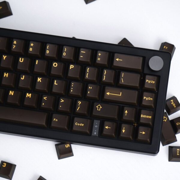 GMK+ Black Gold Cherry Custom Keycaps Set - Image 5