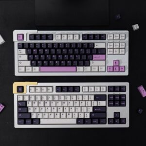 GMK+ Dark Purple Cherry Custom Keycaps Set