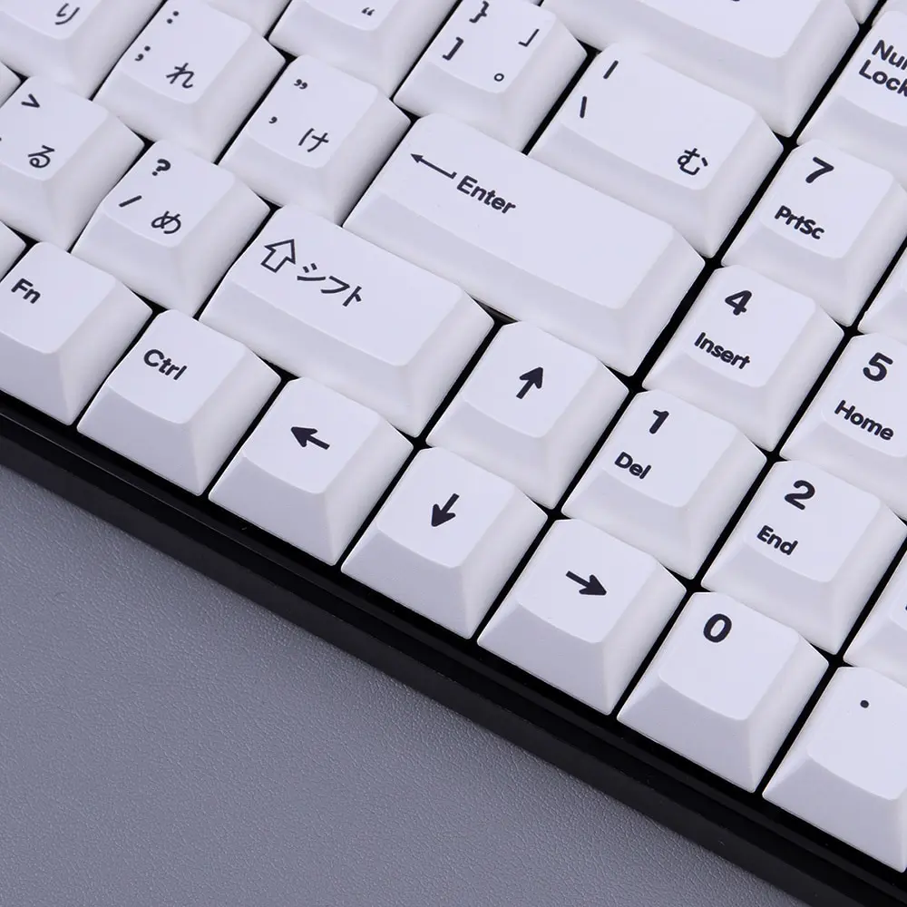 GMK+ White Japanese Cherry Custom Keycaps Set