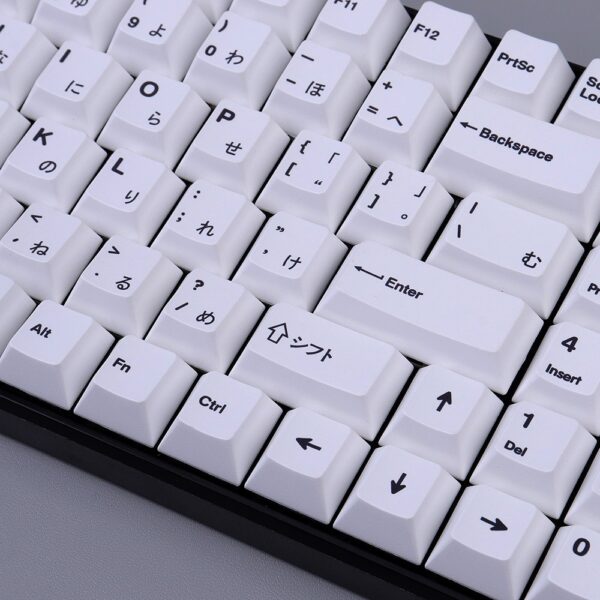 GMK+ White Japanese Cherry Custom Keycaps Set - Image 6