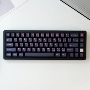 GMK+ Black Japanese Cherry Custom Keycaps Set