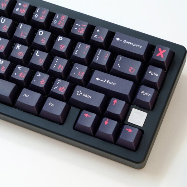 GMK+ Black Japanese Cherry Custom Keycaps Set