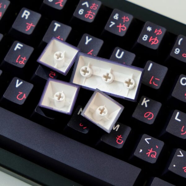 GMK+ Black Japanese Cherry Custom Keycaps Set