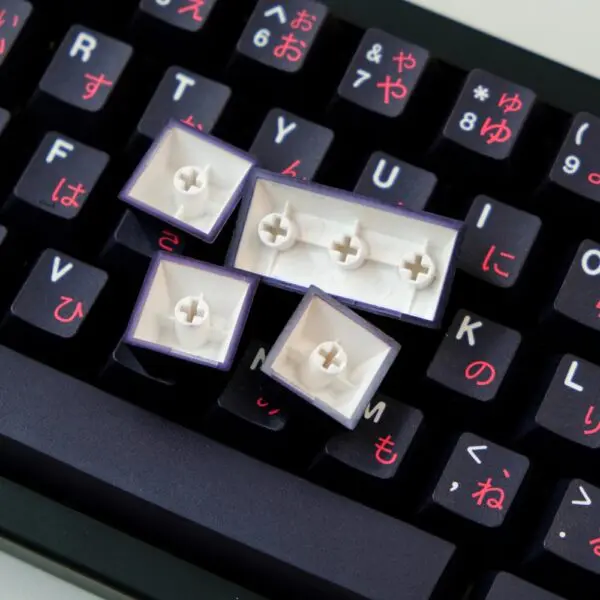 GMK+ Black Japanese Cherry Custom Keycaps Set