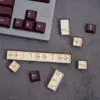 GMK+ Brown Translucent Cherry Custom Keycaps Set