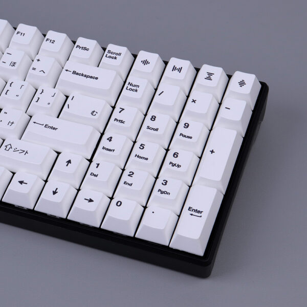 GMK+ White Japanese Cherry Custom Keycaps Set