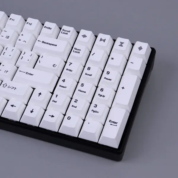 GMK+ White Japanese Cherry Custom Keycaps Set