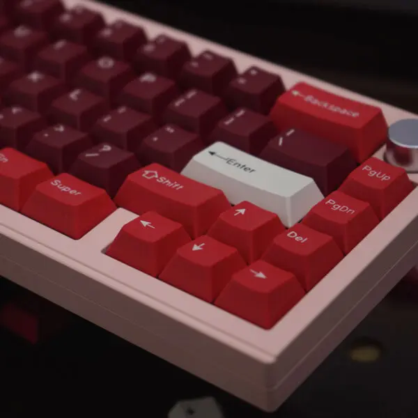 GMK+ Ham Cherry Custom Keycaps Set