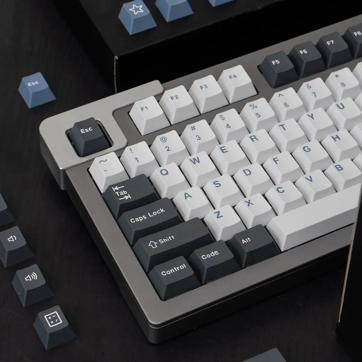 GMK+ Arctic Cherry Custom Keycap Set