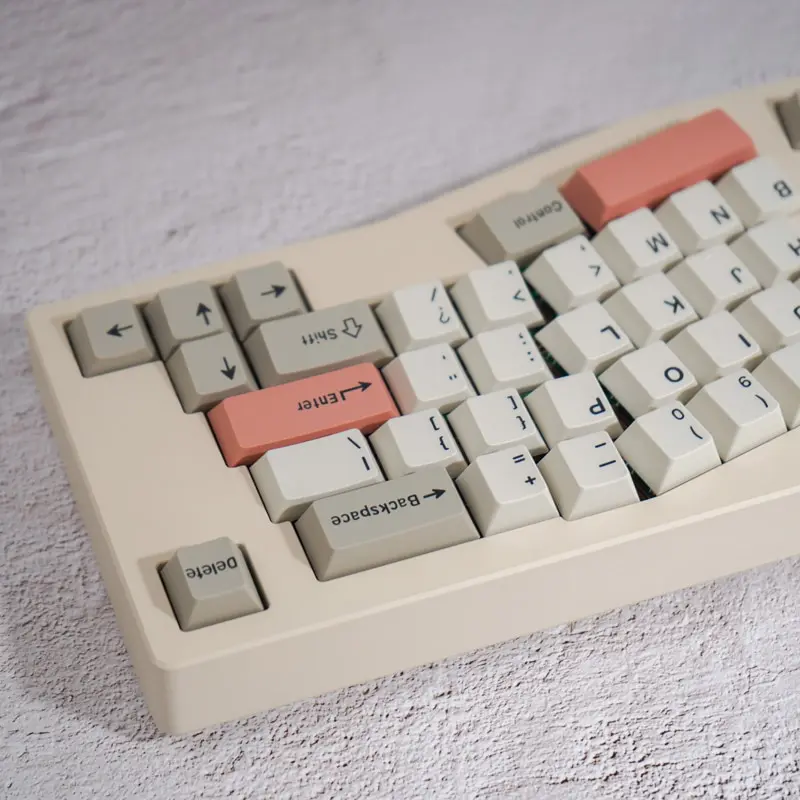 Juego grande GMK clon Shoko CHERRY, teclas de Teclado mecánico de doble disparo para Cherry MX Switch 61/68/87/104/108 ISO Enter