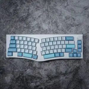 GMK+ Ergonomic Blue Cherry Custom Keycap Set