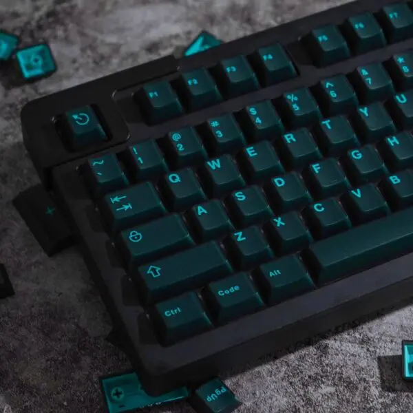 GMK+ Pyga Blue Cherry Custom Keycaps Set - Image 4