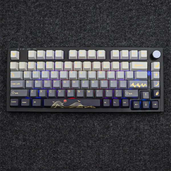 GMK+ Polar Cherry Custom Keycap Set