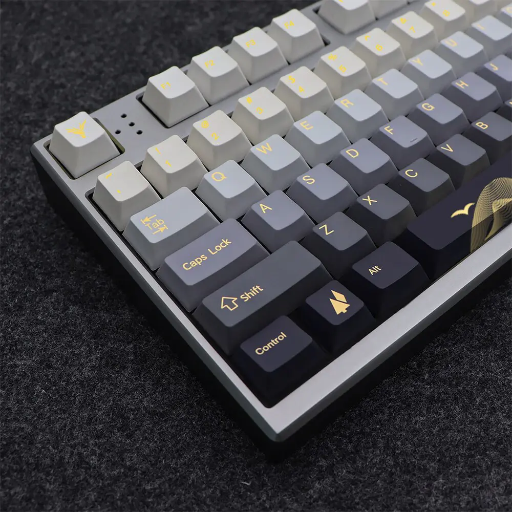 GMK+ Polar Cherry Custom Keycap Set