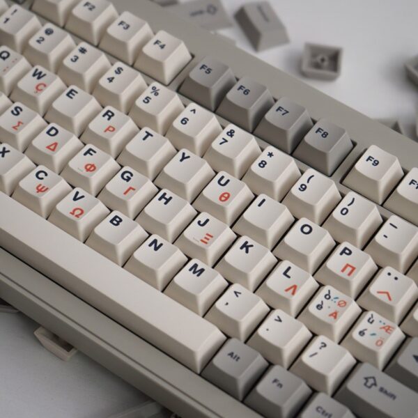 GMK+ Minimalist Beige Cherry Custom Keycap Set - Image 6