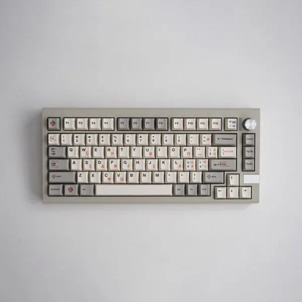 GMK+ Minimalist Beige Cherry Custom Keycap Set