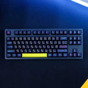 GMK+ Yellow Highlight Cherry Custom Keycap Set