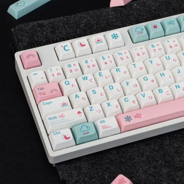 GMK+ Soft Japanese Cherry Custom Keycap Set - Image 3