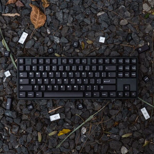 GMK+ Solid Black Cherry Custom Keycap Set