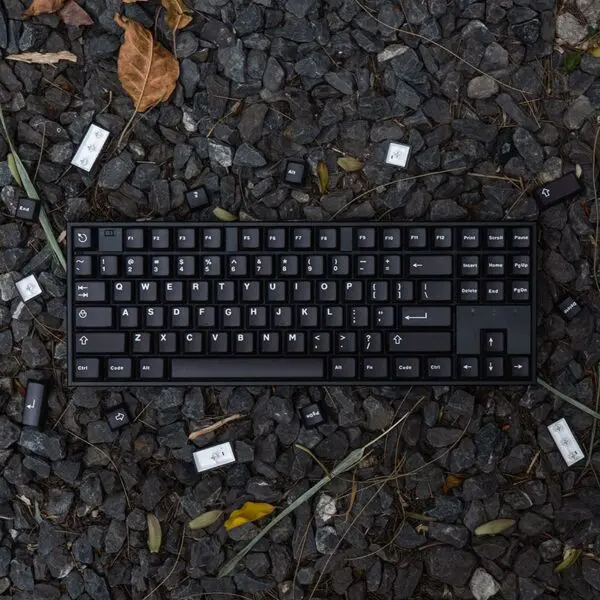 GMK+ Solid Black Cherry Custom Keycap Set