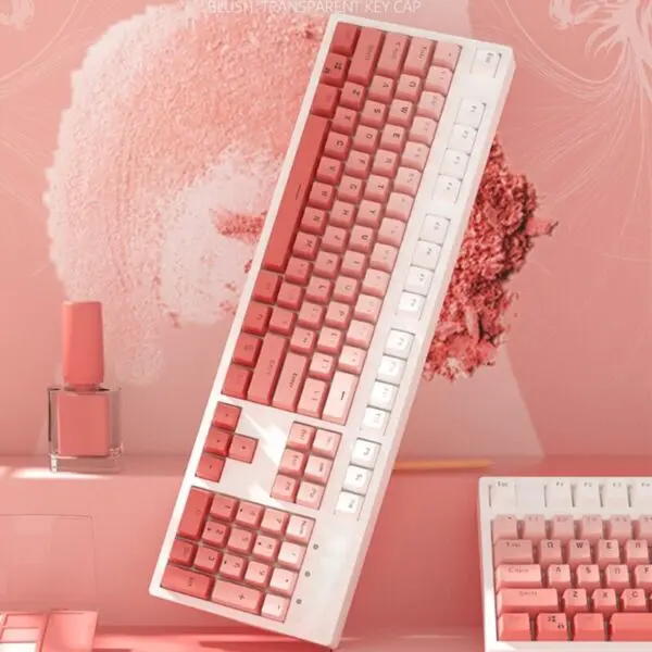 GMK+ Soft Pink OEM Custom Keycap Set - Image 2