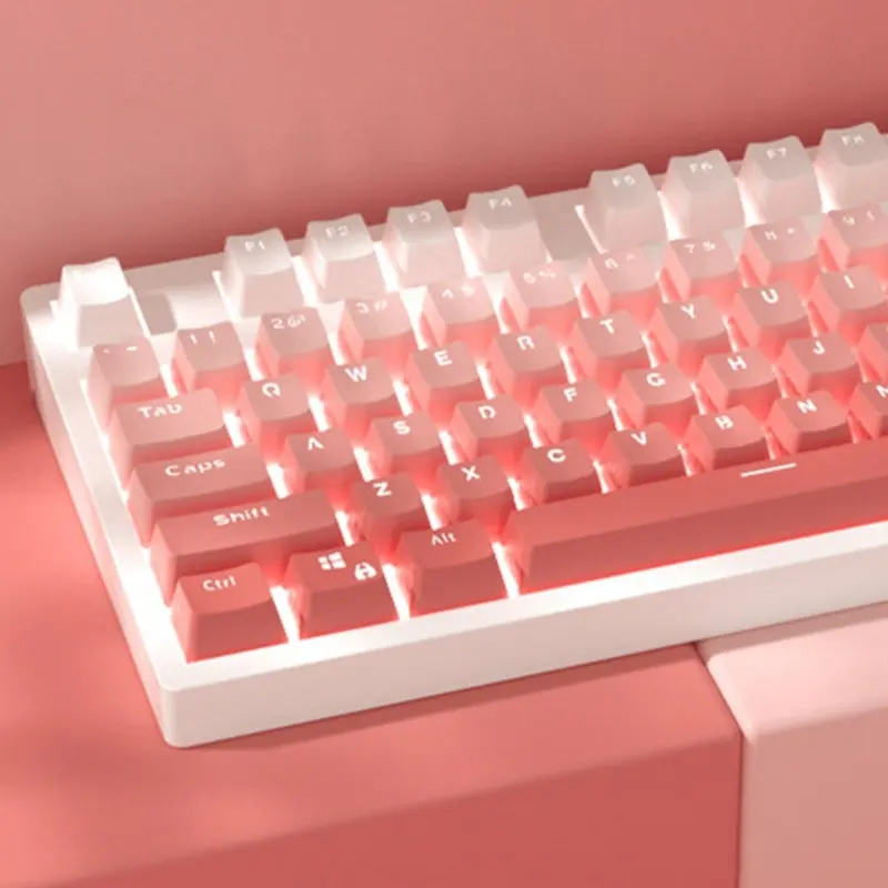 GMK+ Soft Pink OEM Custom Keycap Set