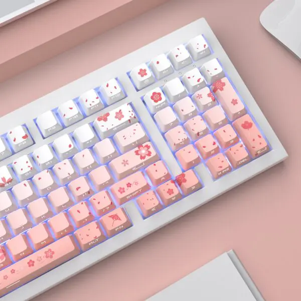 GMK+ Sakura Flower OEM Custom Keycap Set - Image 6