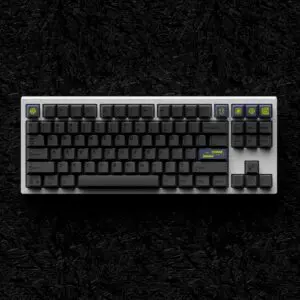 GMK+ Techno Grey Cherry Custom Keycap Set