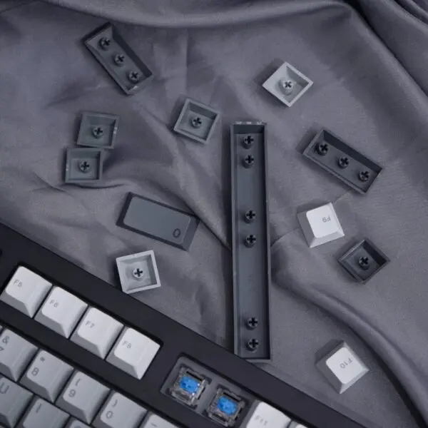 GMK+ Soft Grey Cherry Custom Keycap Set - Image 5