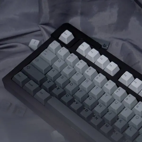 GMK+ Soft Grey Cherry Custom Keycap Set - Image 2
