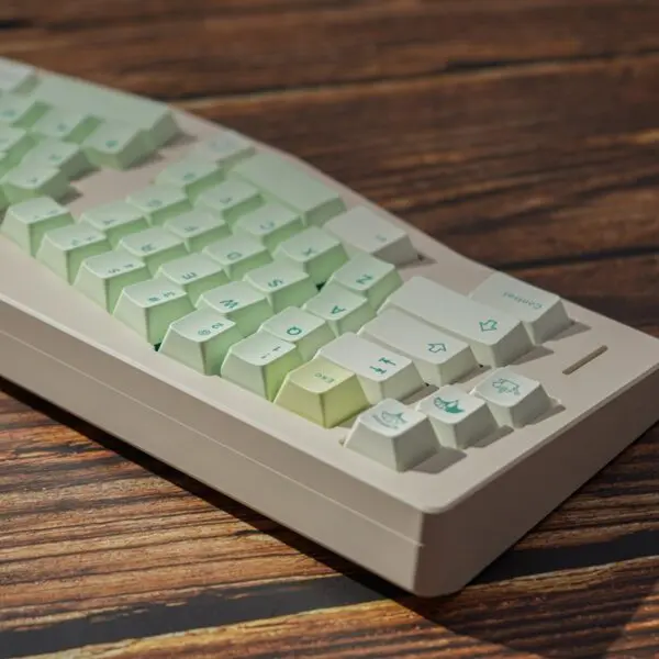 GMK+ Ergonomic Mint Cherry Custom Keycap Set - Image 2